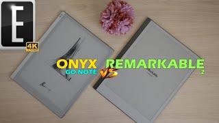 Remarkable 2 vs Onyx Boox GO 10.3" Note Comparison