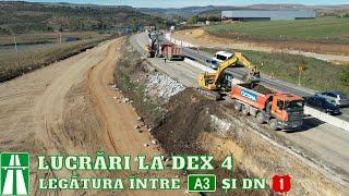 Lucrări la Drum Expres DEx 4 Tureni , între Autostrada Transilvania A3 și Drumul Național DN1 Cluj