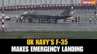 UK Navy’s F-35 Makes Emergency Landing in Kerala | Thiruvananthapuram Airport Alert | NEWSX