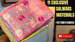11 New Salwar Material Designs | NEIDHAL.COM | WhatsApp +917401184012 |JUNE 17 #3446
