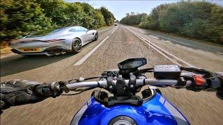 YAMAHA MT-09 | FRIDAY FUN | "ENGINE SOUND ONLY" | AKRAPOVIC | POV | CINEMATIC