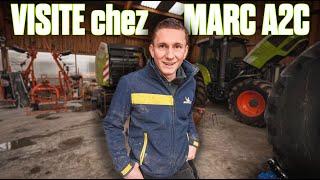 JE VISITE la FERME DE MARC A2C : Il M'ANNONCE le modèle de son NOUVEAU TRACTEUR ? 