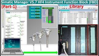 WinCC Explorer V8.0 faceplate connect with temperature sensors Part-1