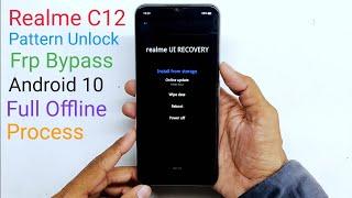 Realme C12 Pattern Unlock Hard Reset & Frp Bypass Fully Offline 2020