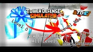 All Present Farm Levels - Farm Skin - Tower Defense Simulator