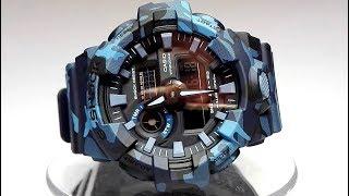 Casio G-Shock GA-700CM-2A camouflage watch video 2018