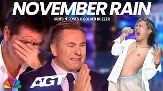 All the judges cry hysterically | When they heard the song November Rain with Extraordinary voice