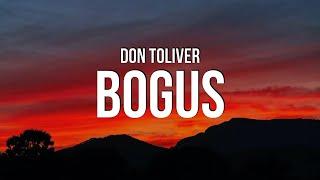 Don Toliver - BOGUS (Lyrics)