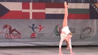 00376 БТО 2015. European Championship. Jazz Dance. Юниоры, соло девушки, 1/2 финала