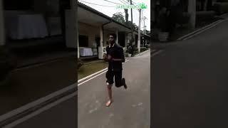 A person running wearing Jaipur foot at BMVSS camp – Sri Lanka