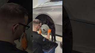 new brake discs for a C43 AMG #mechanic #repair #mercedes #C43 #brakes #amg #coupe #v6