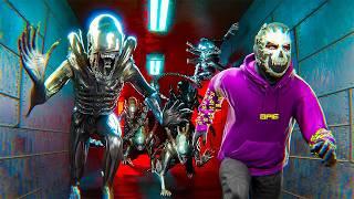 ALIEN XENOMORPH Scaring Players in GTA 5 RP