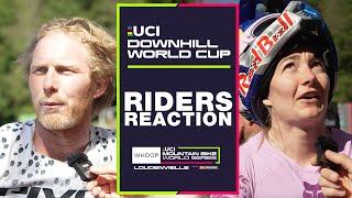 RIDERS REACTION | Semi-finals - Loudenvielle UCI Downhill World Cup