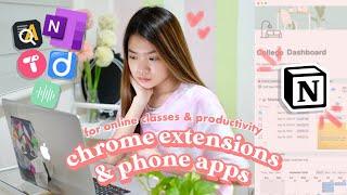 apps & extensions for online classes!  (Notion, Onenote, Chrome extensions, & apps) | Philippines