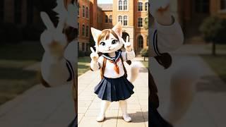 cut collage cat  #shorts #trendingshorts #catdance #cutecat #meow #trending #entertainment #2025