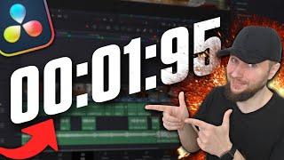 How to Create Countdown Timer in DaVinci Resolve
