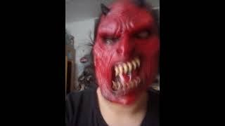 Krampus mask scary 