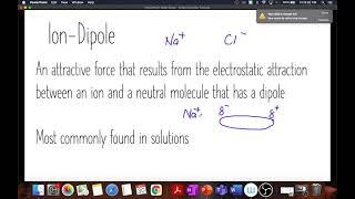 Intermolecular Forces