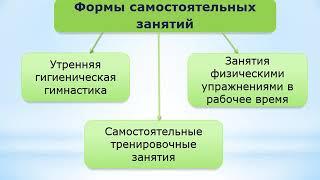 3.2. Методические основы самостоятельных занятий физической культурой