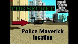 Police Maverick location in GTA San Andreas