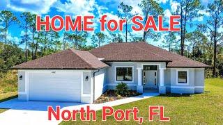 #HomeForSale 3/2/2 1975sqft 4192 Big Leaf St North Port, Florida 34286 New Construction, Canal front