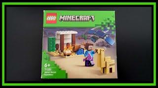 I bought / Lego MINECRAFT - Steve's Desert Expedition / Minifigs and Parts Showcase / 4K /