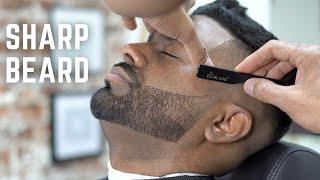 How To Shape And Straight Razor A Beard Very Sharp Must Watch