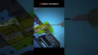 How to Solder & Desolder iPhone Display Connector - REWA  Academy#shorts