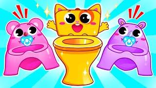 Little Potty Training for Kids | Funny Songs For Baby & Nursery Rhymes by Toddler Zoo