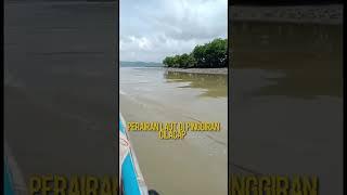 Panorama Pinggiran laut teluk penyu Cilacap Nusakambangan