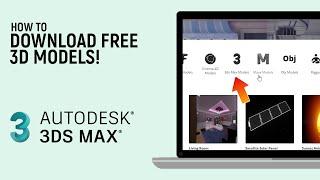 How to Download Free 3D Models for 3DS Max Software [EASY]