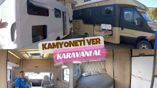 KAMYONETİ VER KARAVANI AL. EV KONFORUNDA TAM ZAMANLI YAŞAM. Iveco Daily