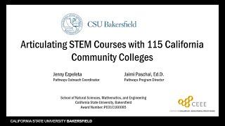 CSU HSI-STEM Transfer Articulation & Programming Module: Episode 2
