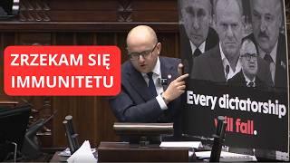 DARIUSZ MATECKI ZRZEKŁ SIĘ IMMUNITETU