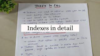 How to create Indexes In SQL | How to choose columns when creating indexes