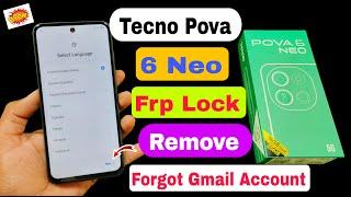 tecno pova 6 neo google account bypass android 14 / new solution, tecno kl8 frp lock kaise tode |