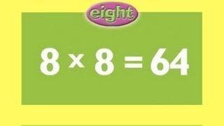 8 Times Tables LEARN Multiplication Rap with Tests & Answers that's so much FUN!