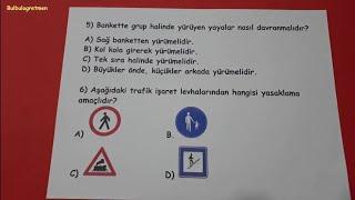 4.sınıf trafik güvenliği 1.dönem 1.değerlendirme soru çözümleri  @Bulbulogretmen  #4sınıf #trafik