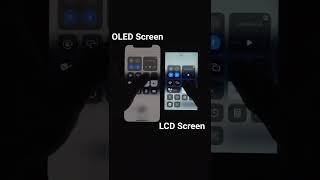 LCD screen vs. OLED screen - Tell what screen your iPhone is #shorts