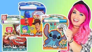 Coloring Disney Pixar, Lilo & Stitch, Wreck-it Ralph Imagine Ink Coloring Books | Magic Ink Coloring