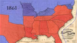 American Civil War - Animated Map Template