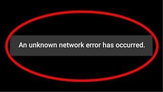 How To Fix An Unknown Network Error Has Occurred Instagram Error || Android Mobile