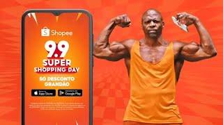 Shopee Terry  Crews 9.9 Super Shopping Day Só Desconto Grandão Comercial Anuncio Propaganda 2024