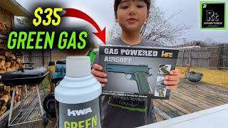 How good is this GREEN GAS Pistol we got for 35$?