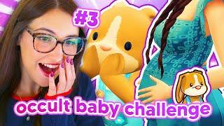 having a baby with the EASTER BUNNY in the sims 4  mystical motherhood #3
