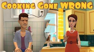 Cooking Gone WRONG - A Short Animation || HStories - Animation || Plotagon Story