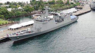 BRP JOSE RIZAL FF-150 FORMALLY ENTERS NAVAL SERVICE