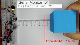 Ultrasonic Distance Sensor HC-SR04 With Arduino Proximity Sensor Object Counter