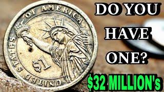 Top 50 Most Valuable Gold One Dollar Coins You Won't Believe Their Worth! $1 Coins big bucks!!