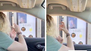 Deaf Customer Uses American Sign Language At Starbuck Drive-Thru